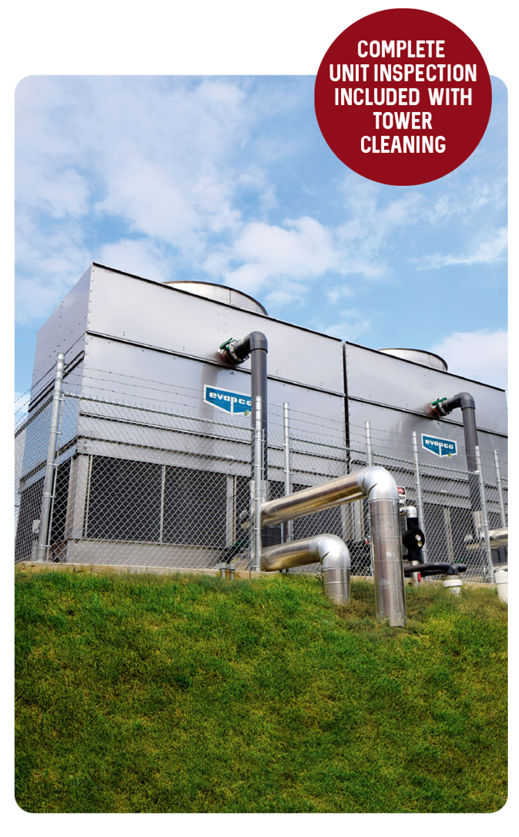 Cooling Tower Cleaning in Shreveport, LA Mechanical Concepts