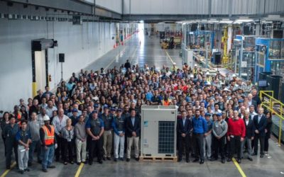 First Daikin VRV® unit assembled at Daikin Texas Technology Park